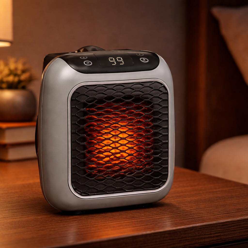 3-in-1 Bedside Lamp Charger Clock